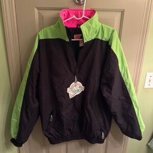 K2 Ski Vintage Jacket Half Zip Pullover Windbreaker